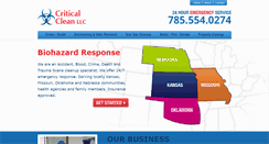 Desktop Screenshot of criticalcleanllc.com